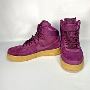 Nike Air Force 1 Hi Bordeaux Gum US Size 6Y / Women 7.5 Sneakers 922066-600